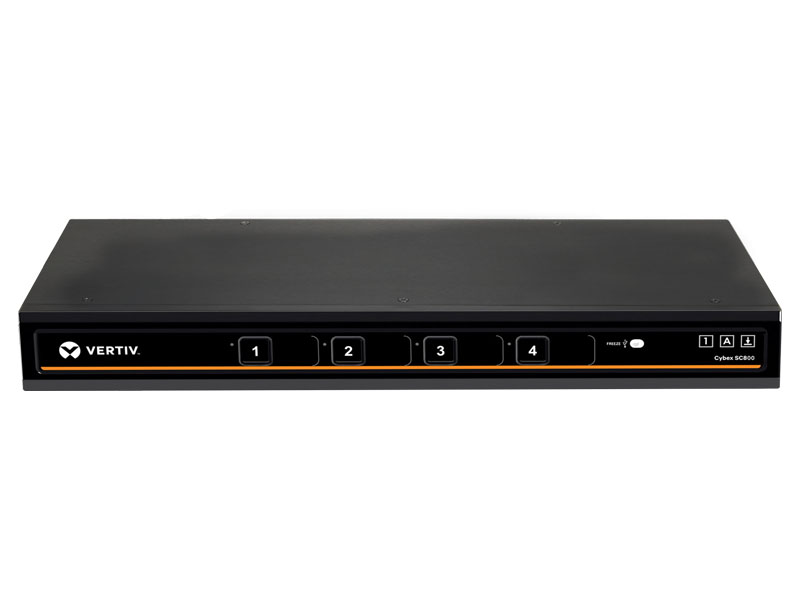 SC840D Vertiv Cybex SC800 Series Secure Desktop KVM Switch | 4 Port | DP & HDMI Image