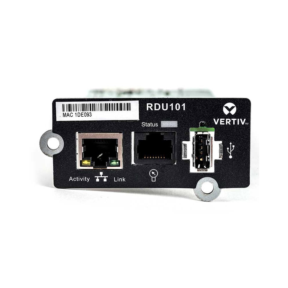 Vertiv™ Liebert® IntelliSlot™ RDU101 Communications Card Image