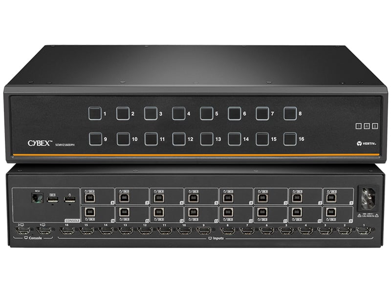 SCMV2160DPH, Vertiv™ Cybex™ Secure MultiViewer KVM Switch 16 port  Image